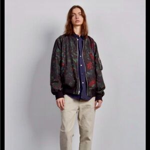 NWOT 6397 NY Reversible Floral Nylon Bomber size
M/L reg $795